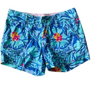 Lilly Pulitzer Women’s The Callahan Short Iris Blue Mai Tai, size 00